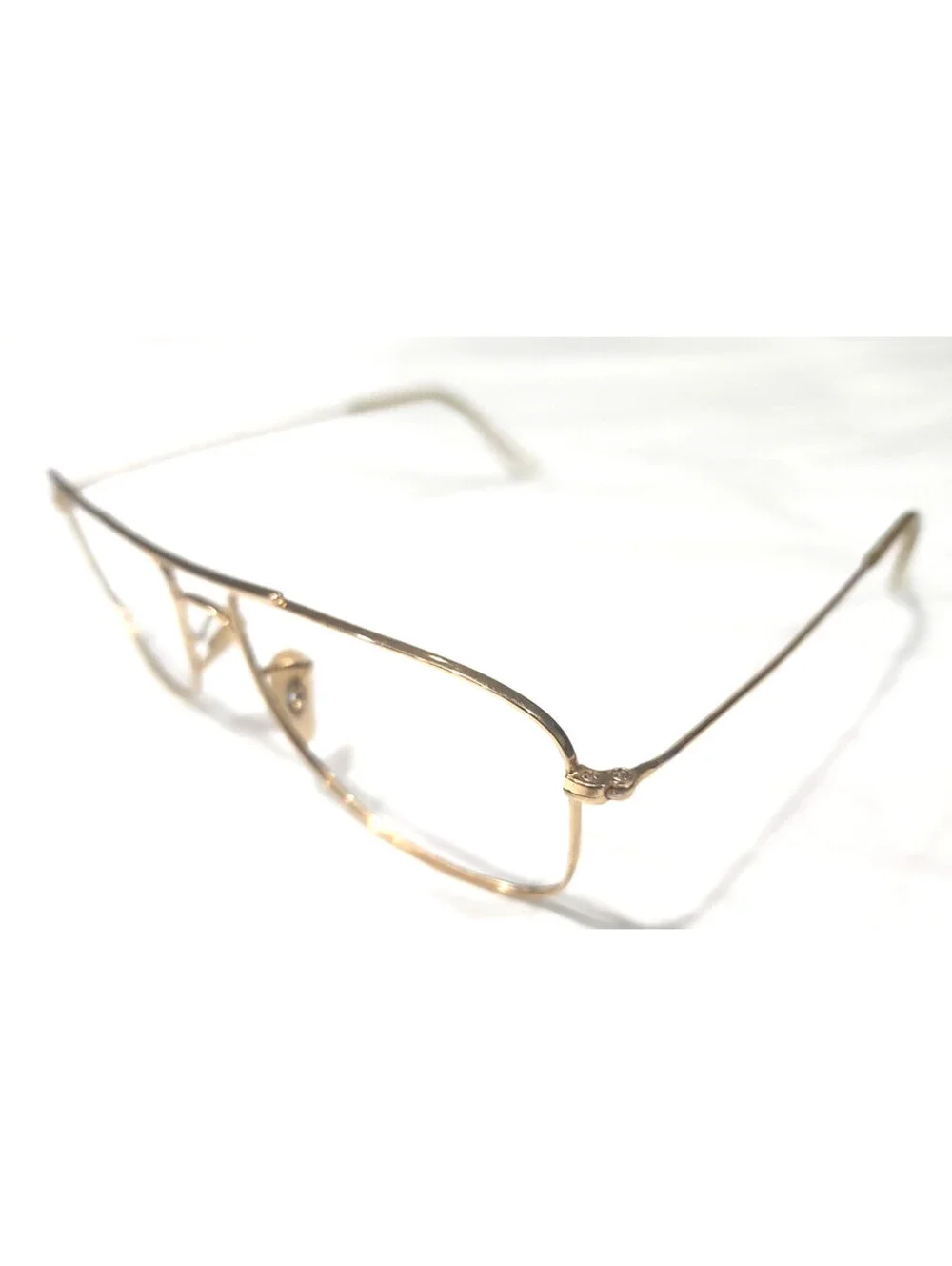Ray Ban RB3477 001 Gold Metal Sunglasses Frame 59-16 Wrong Screw in Arm